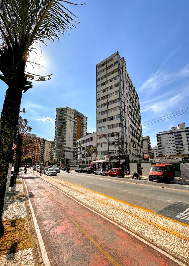 Otimo Loft Pe Na Areia Na Praia Da Guilhermina Sp Praia Grande (Santos) Exterior foto