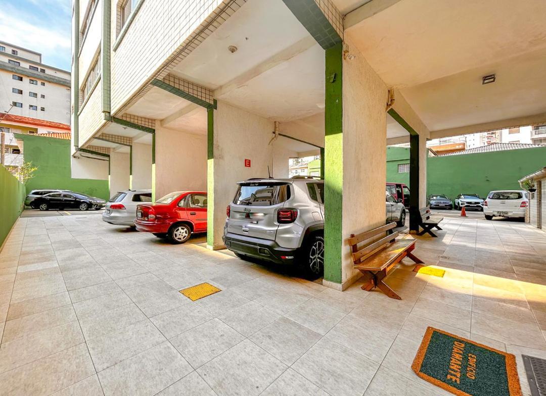 Otimo Loft Pe Na Areia Na Praia Da Guilhermina Sp Praia Grande (Santos) Exterior foto